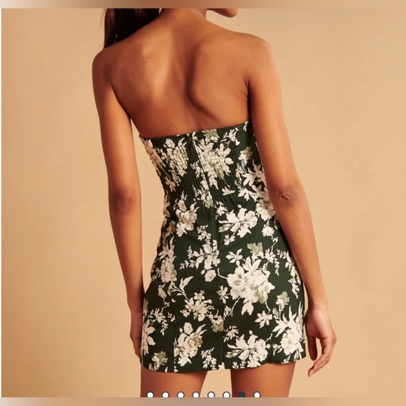 Abercrombie & fitch flower print women’s Strapless Mini Dress size small - Picture 6 of 16